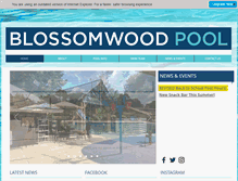 Tablet Screenshot of blossomwoodpool.org
